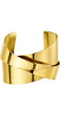 Bracelete Estruturado Tridimensional em Metal Dourado – Design