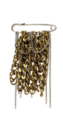 Broche de Correntes em Metallic Brown – Styling Maximalista
