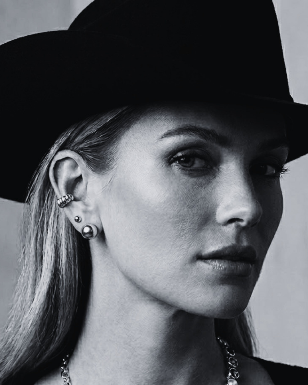 Kit de Brincos Canopla Prateada e Ear Cuff Orgânico | Juliana Manzini
