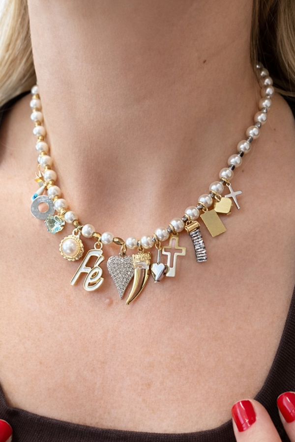 COLAR PÉROLA PINGENTES MIX AND MATCH ESSENZA