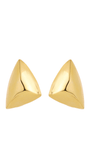 Brinco de Pressão Metallo Triangular Dourado