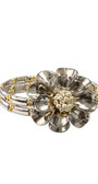 Pulseira Flor Tridimensional com Pérolas e Mix de Metais – Angela