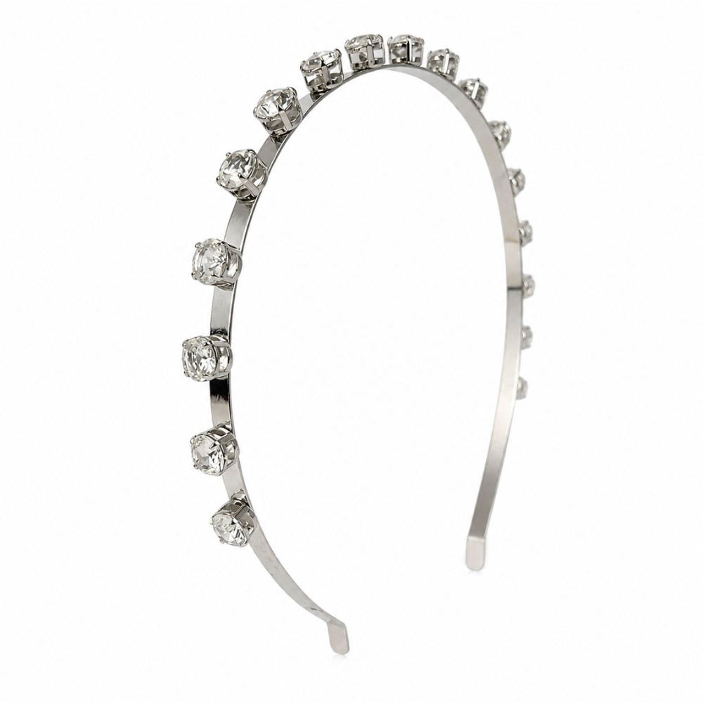 TIARA STRASS SHINE PRATEADO