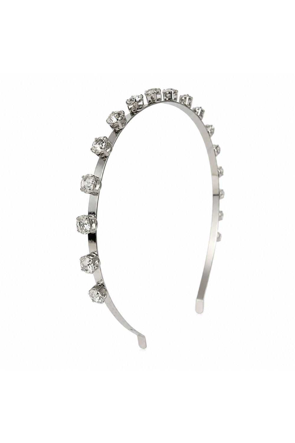TIARA STRASS SHINE PRATEADO