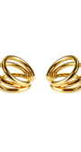 Kit Ear Cuff Aros em Banho Dourado – Volume Leve e Fluido