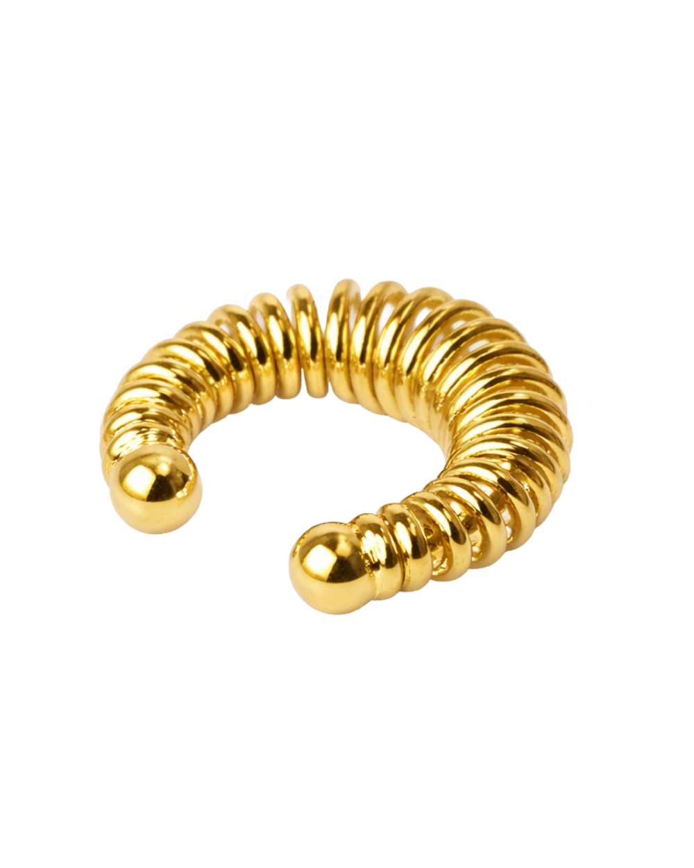 Ear Cuff Mola em Banho Dourado – Ritmo e Textura