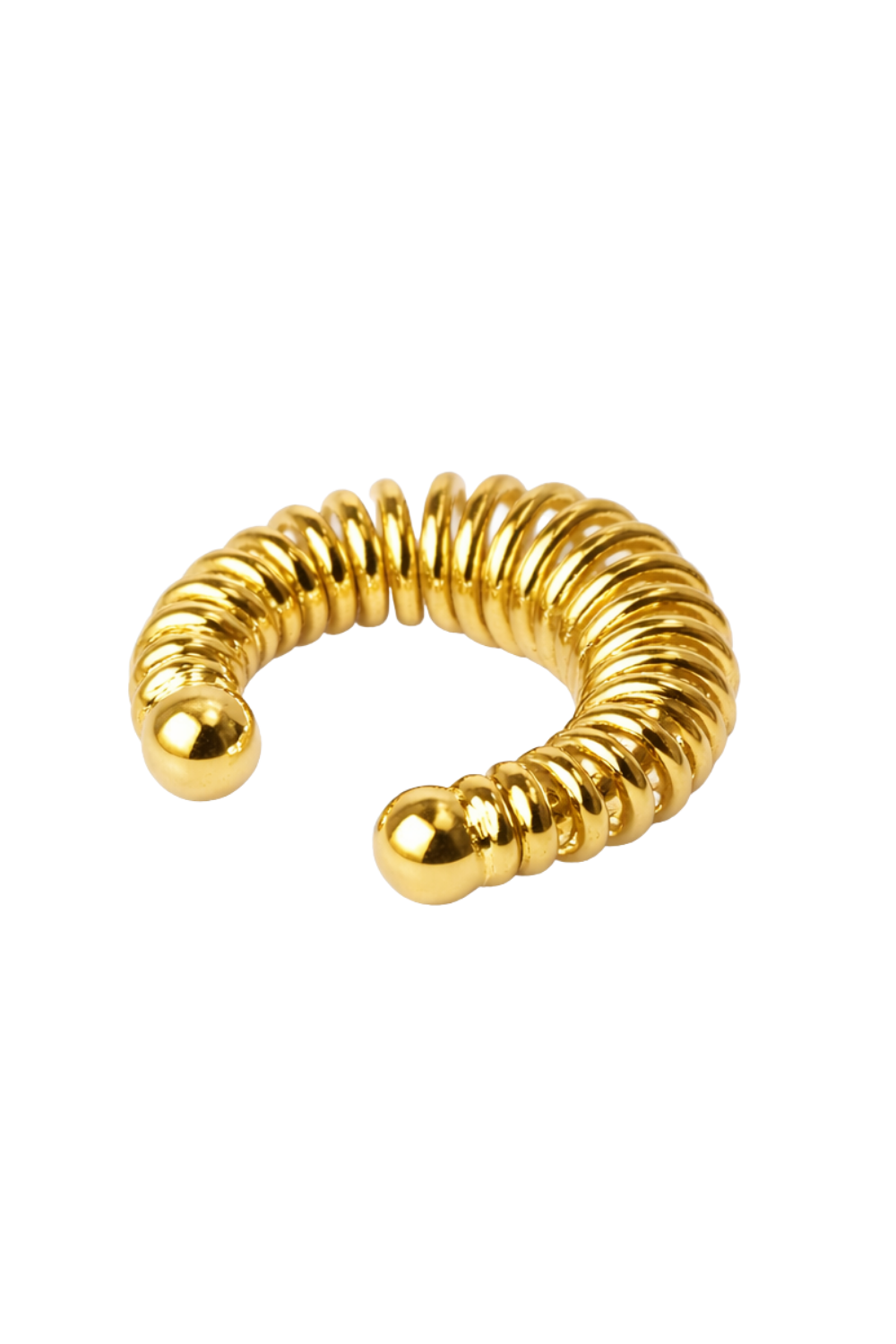 Ear Cuff Mola em Banho Dourado – Ritmo e Textura