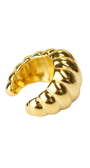 Ear Cuff Ondas em Banho Dourado – Volume e Movimento