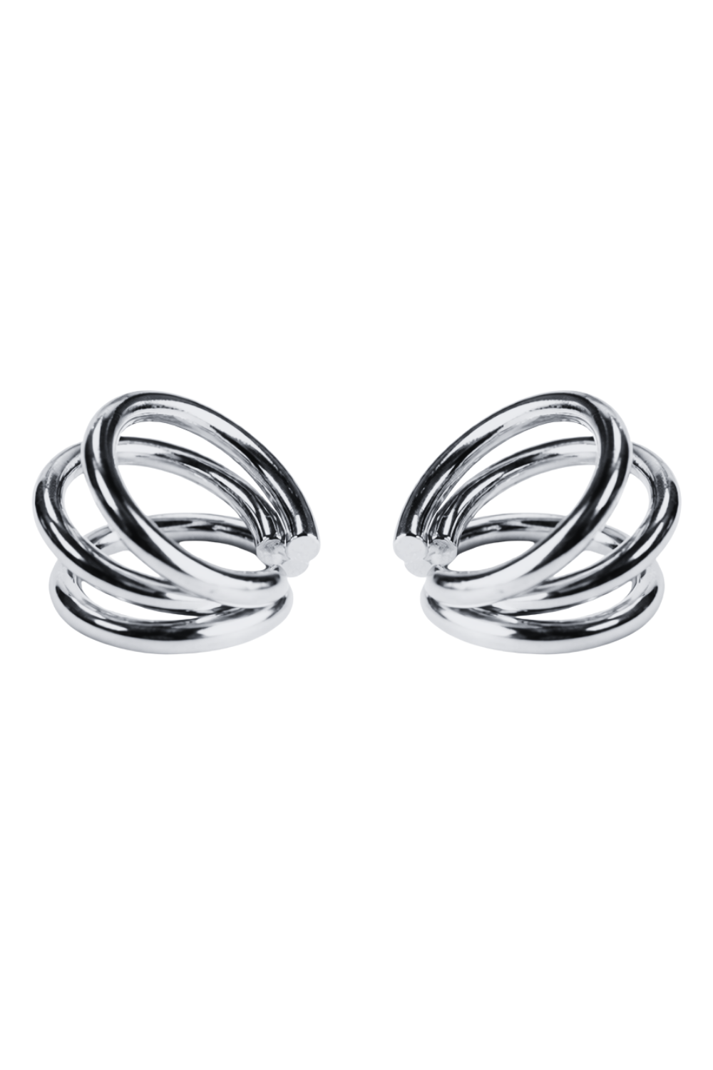 Kit Ear Cuff Aros em Banho Prateado – Leveza e Precisão