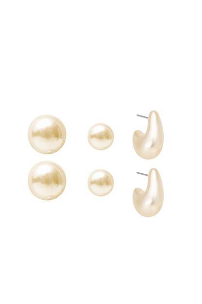 KIT BRINCOS GOTA E PÉROLA ESSENZA