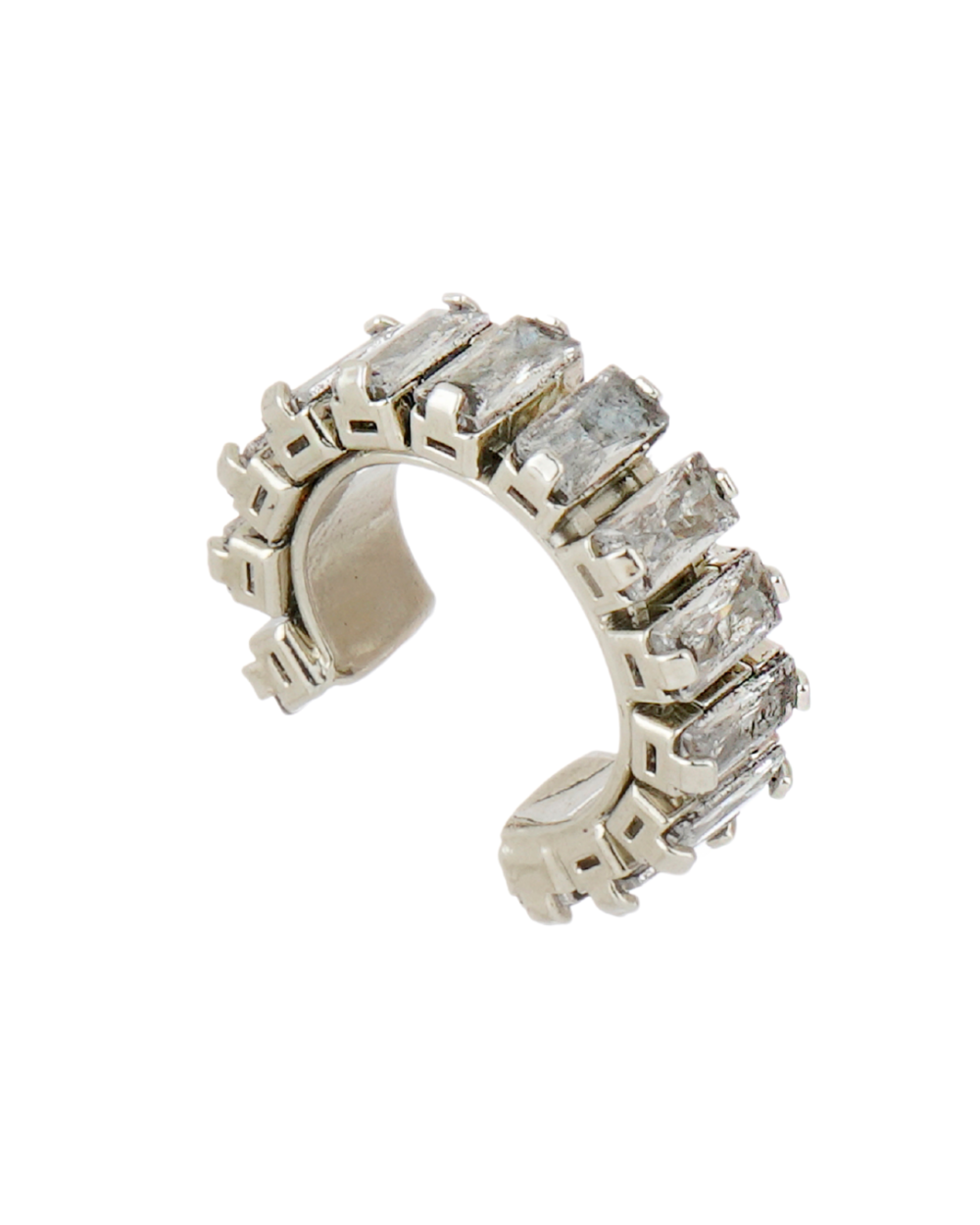 EAR CUFF ZIRCÔNIA P PRATEADO