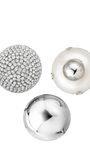 Kit de Broches com Pérola e Strass Cravejado – Design Contemporâneo Angela