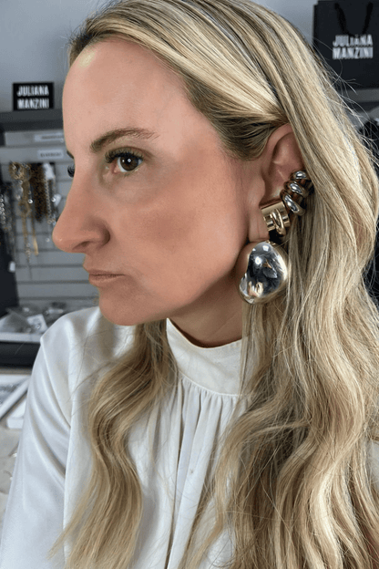 BRINCO METALLO PRATEADO