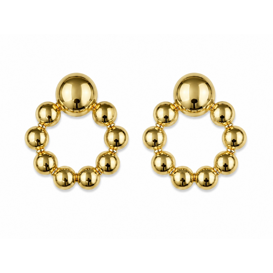 Brinco Frontal Design Dourado