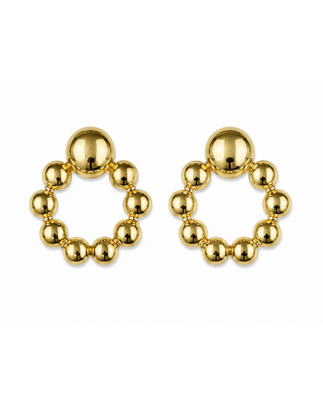 Brinco Frontal Design Dourado