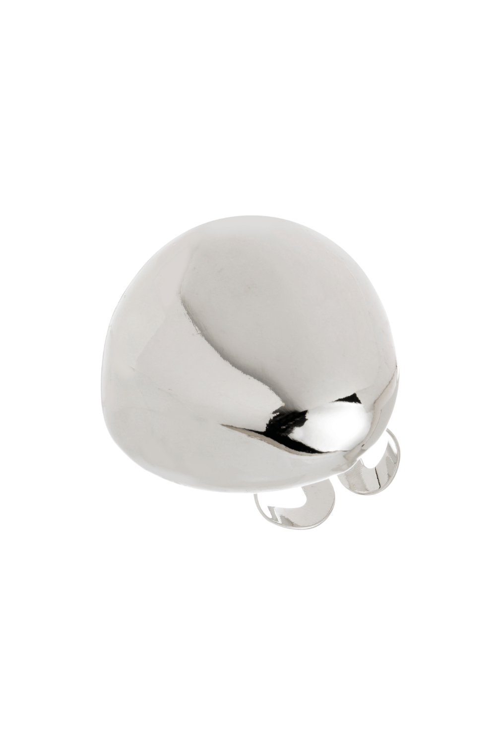 ANEL METALLO PRATEADO