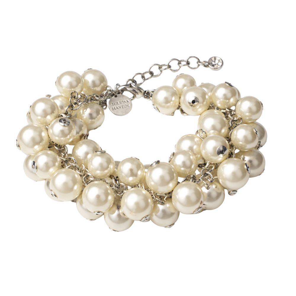 Pulseira de Pérolas Volumosa e Contemporânea – Angela