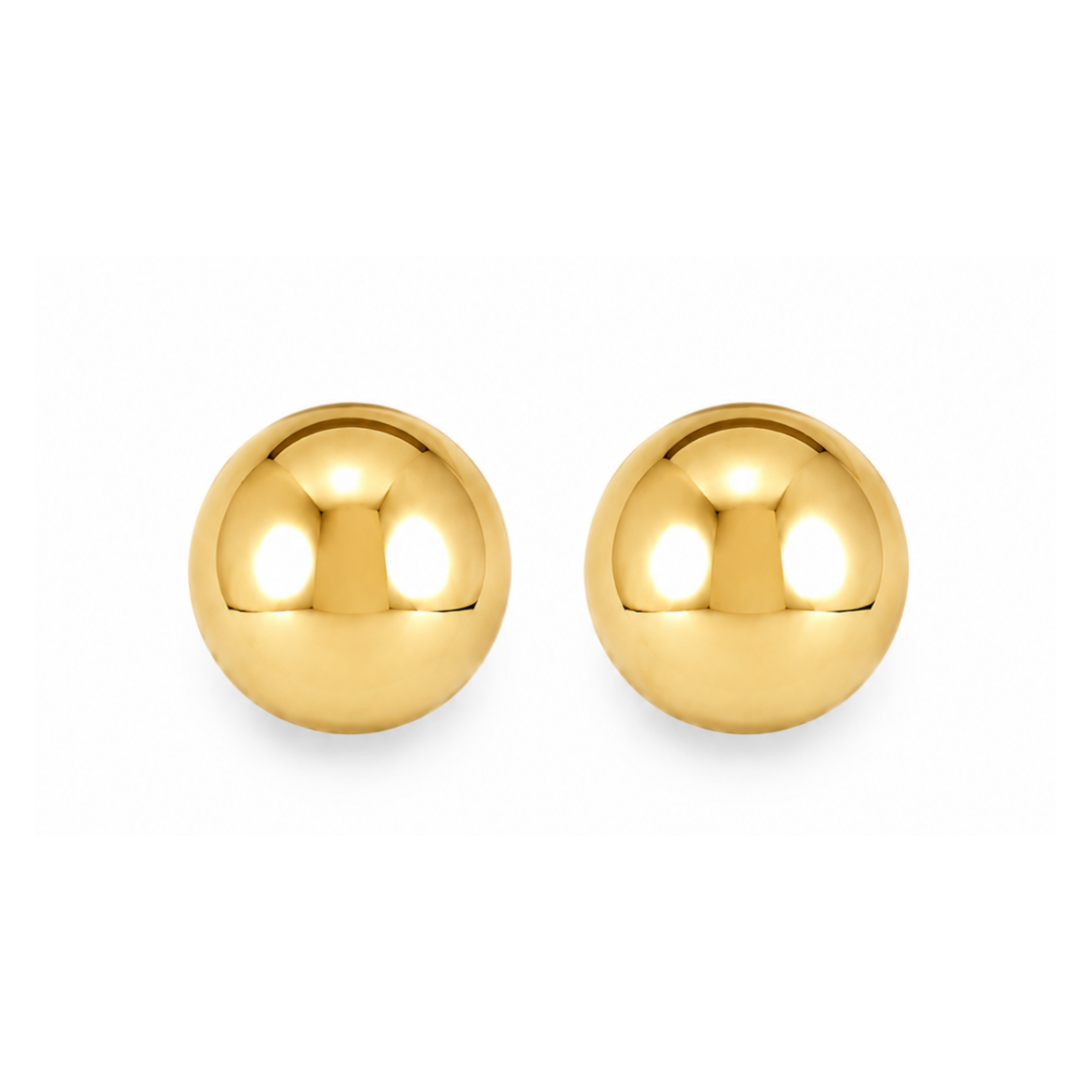 Brinco Canopla Pressão Dourado