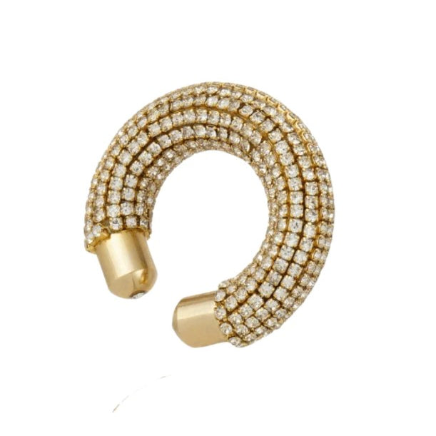 EAR CUFF SHINE DOURADO CRAVEJADO