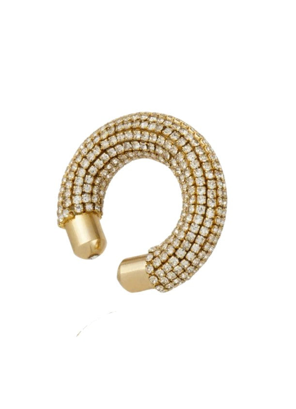EAR CUFF SHINE DOURADO CRAVEJADO