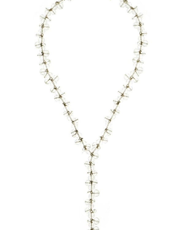 COLAR TERÇO AURA PRATEADO