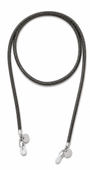 Corda de Óculos com Strass Black Diamond Prateado – Glam