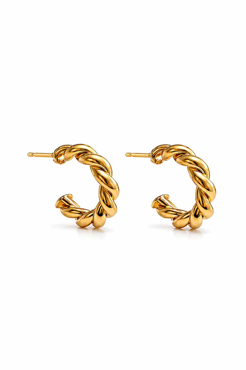 Brinco Argola Essential Dourado Volume Polido