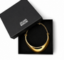 Choker Escultural em Eletroformação Dourado – LIMITED