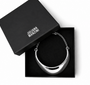 Choker Escultural em Eletroformação Prateado – LIMITED