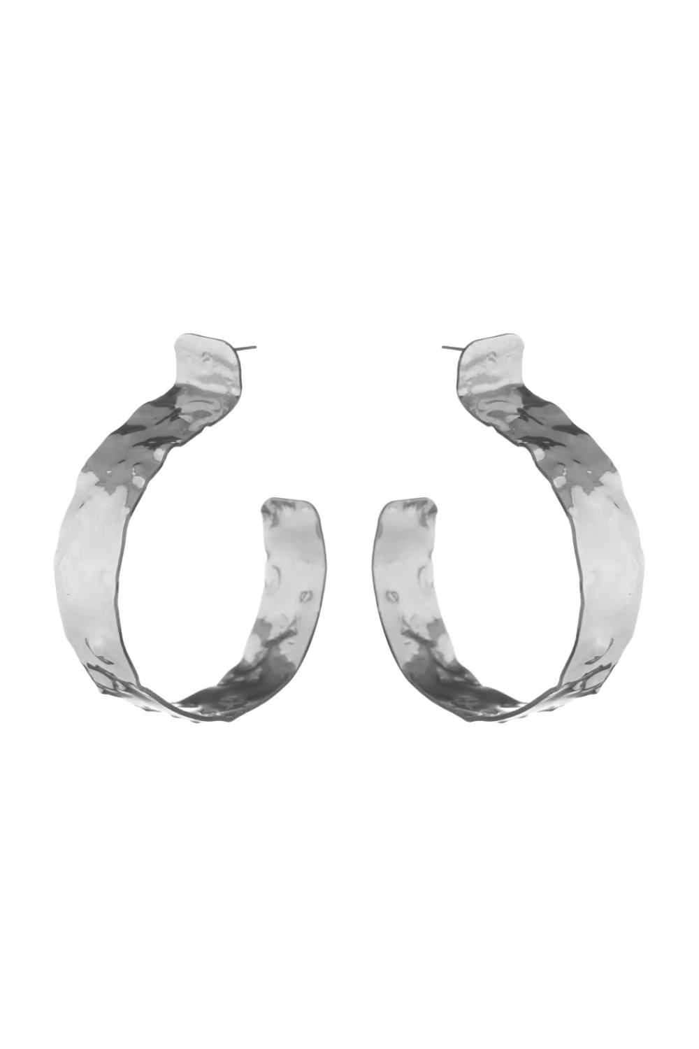 BRINCO ARGOLA LIFE HI-LO PRATEADO