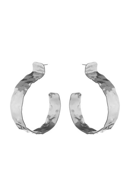 BRINCO ARGOLA LIFE HI-LO PRATEADO