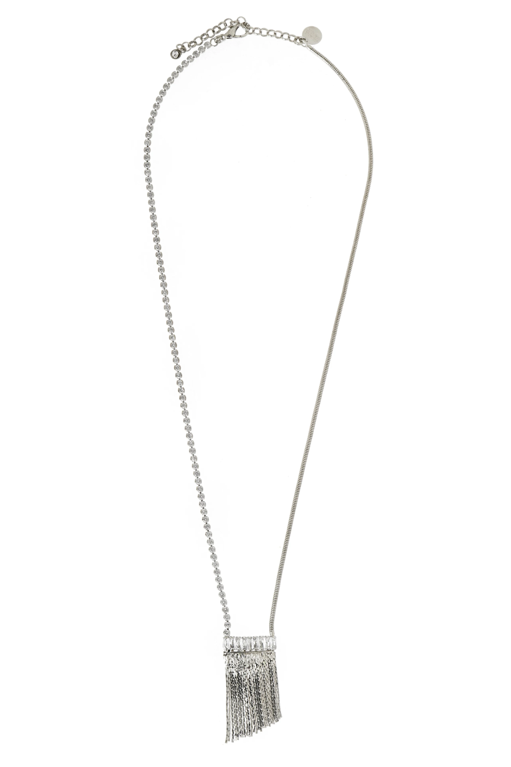 COLAR LONGO LUXO PRATEADO