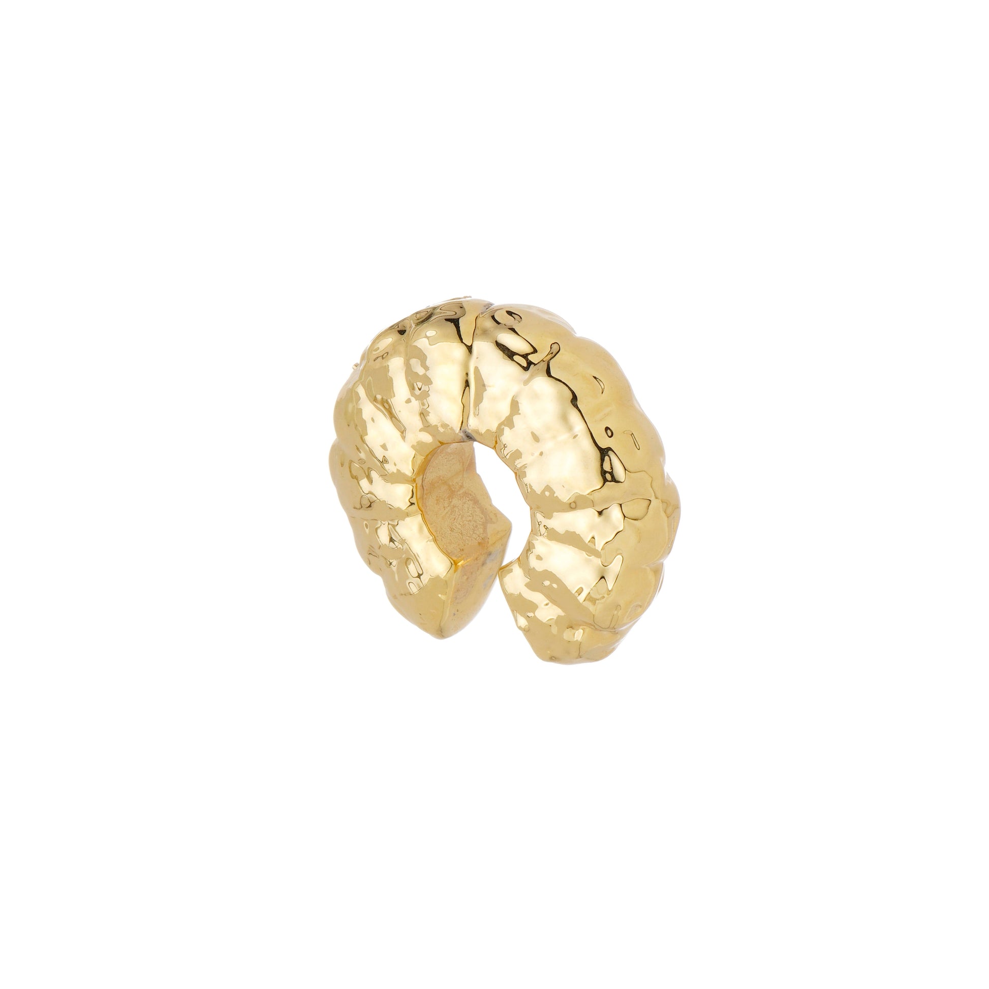 EAR CUFF CAMADAS BOLD DOURADO