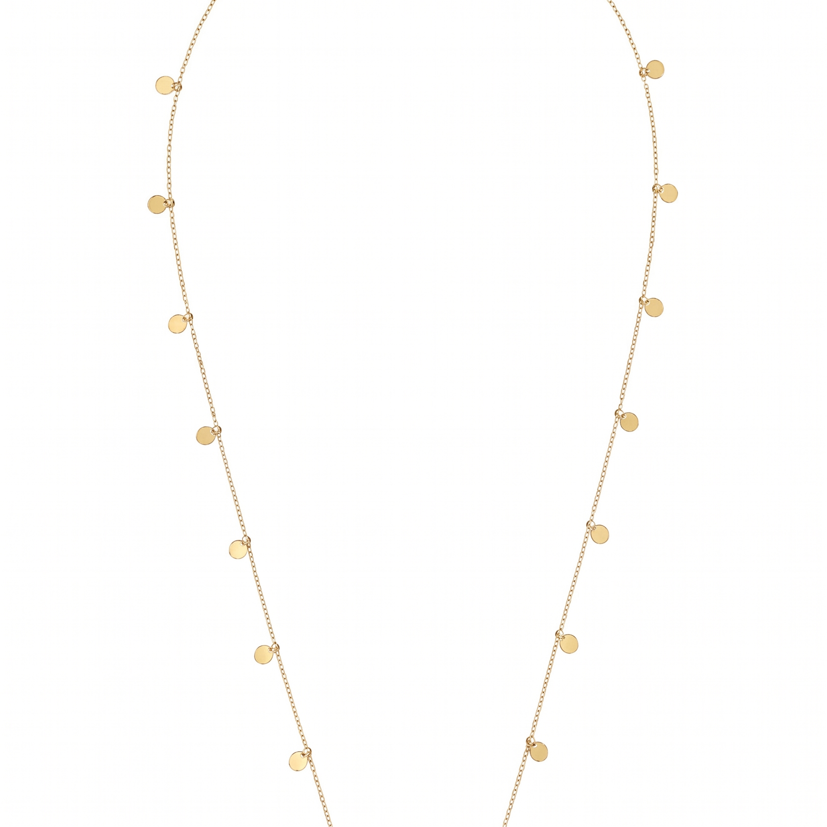 Colar Corações Dourado | Corrente Delicada e Minimalista