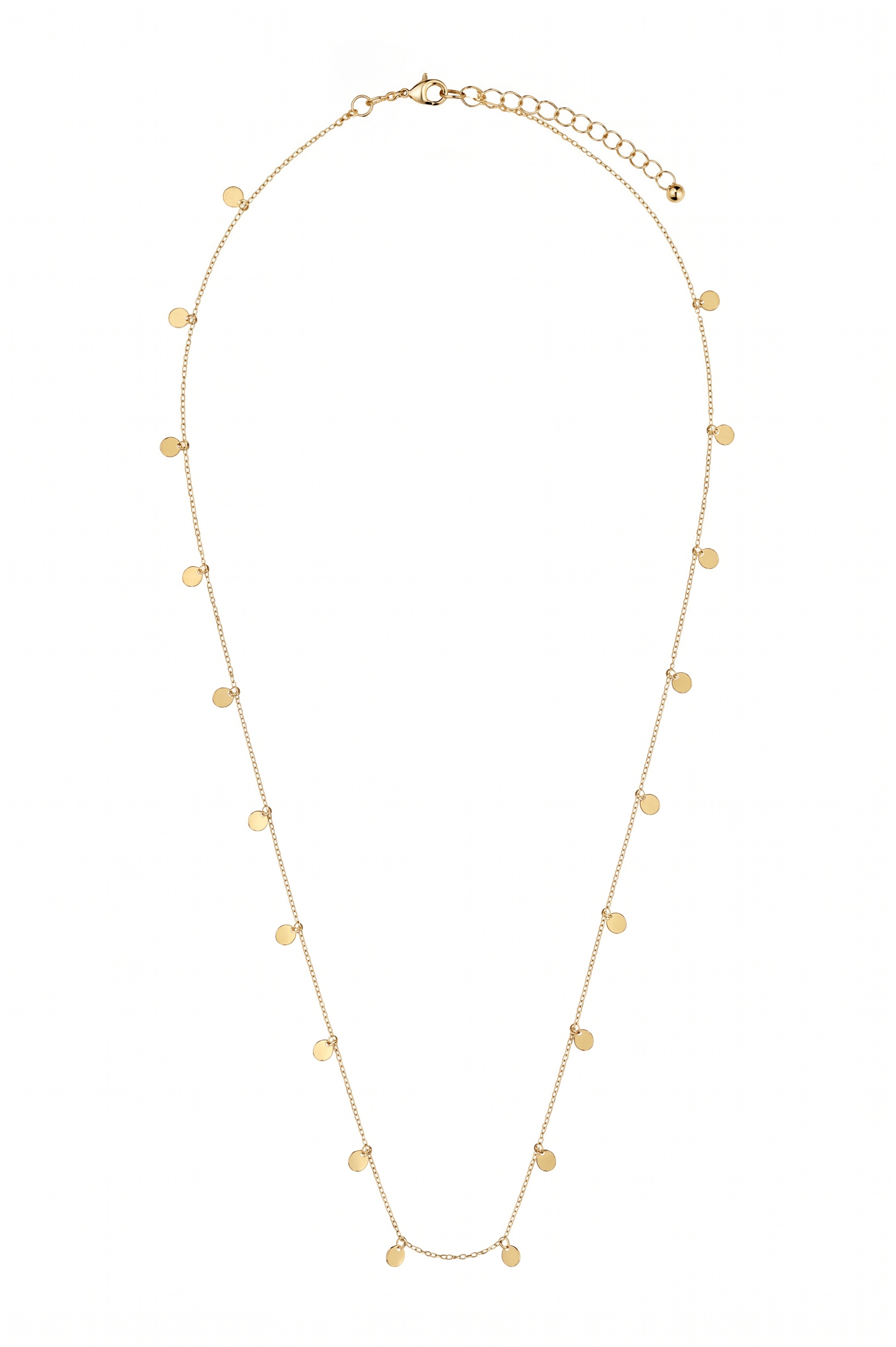 Colar Corações Dourado | Corrente Delicada e Minimalista