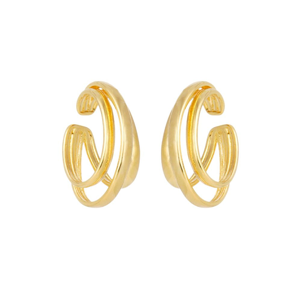 KIT DE EAR CUFF MÉDIO LUXO DOURADO