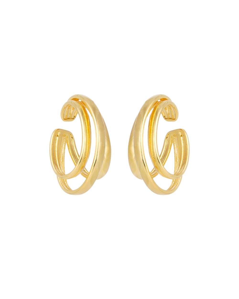 KIT DE EAR CUFF MÉDIO LUXO DOURADO