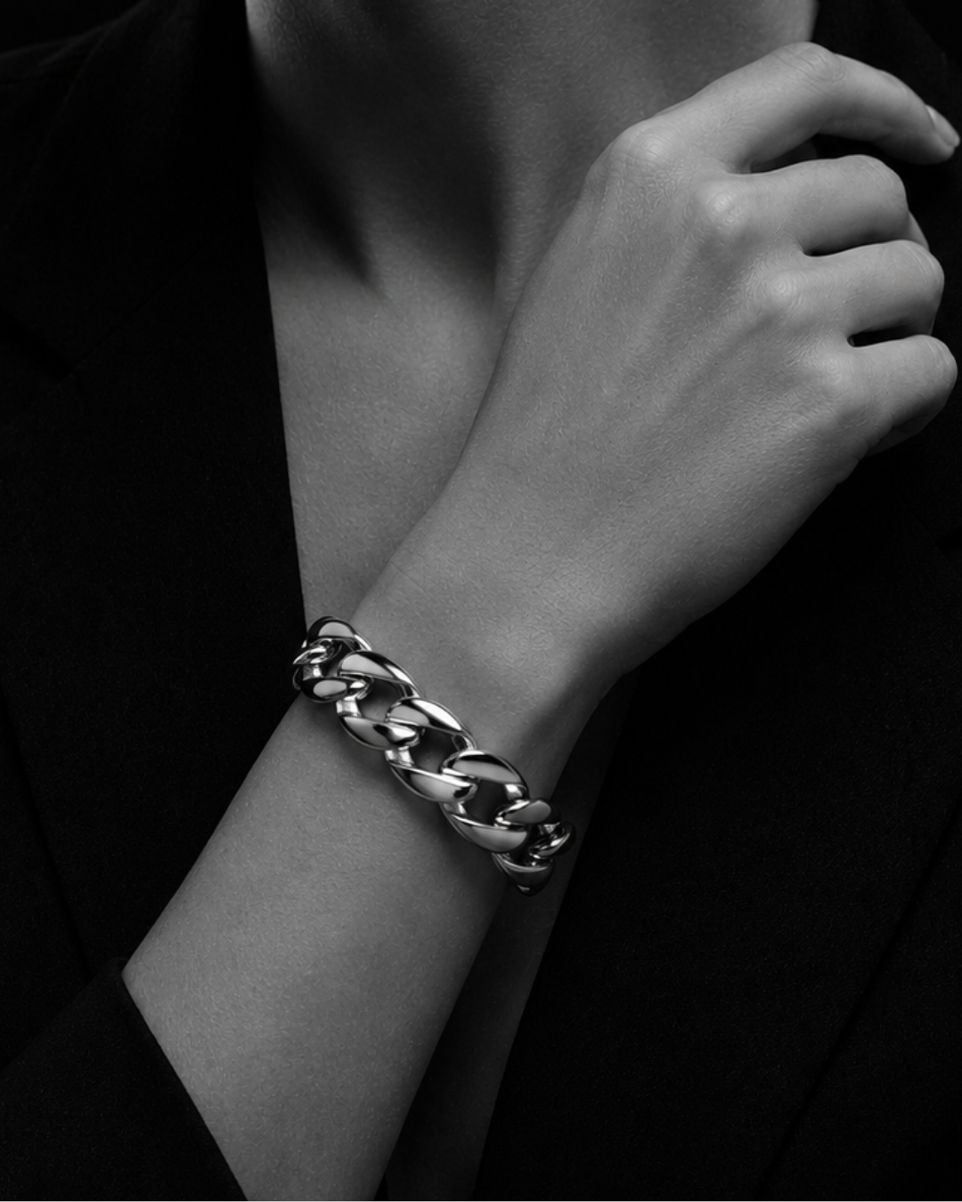 PULSEIRAS ELOS LISO PRATEADO