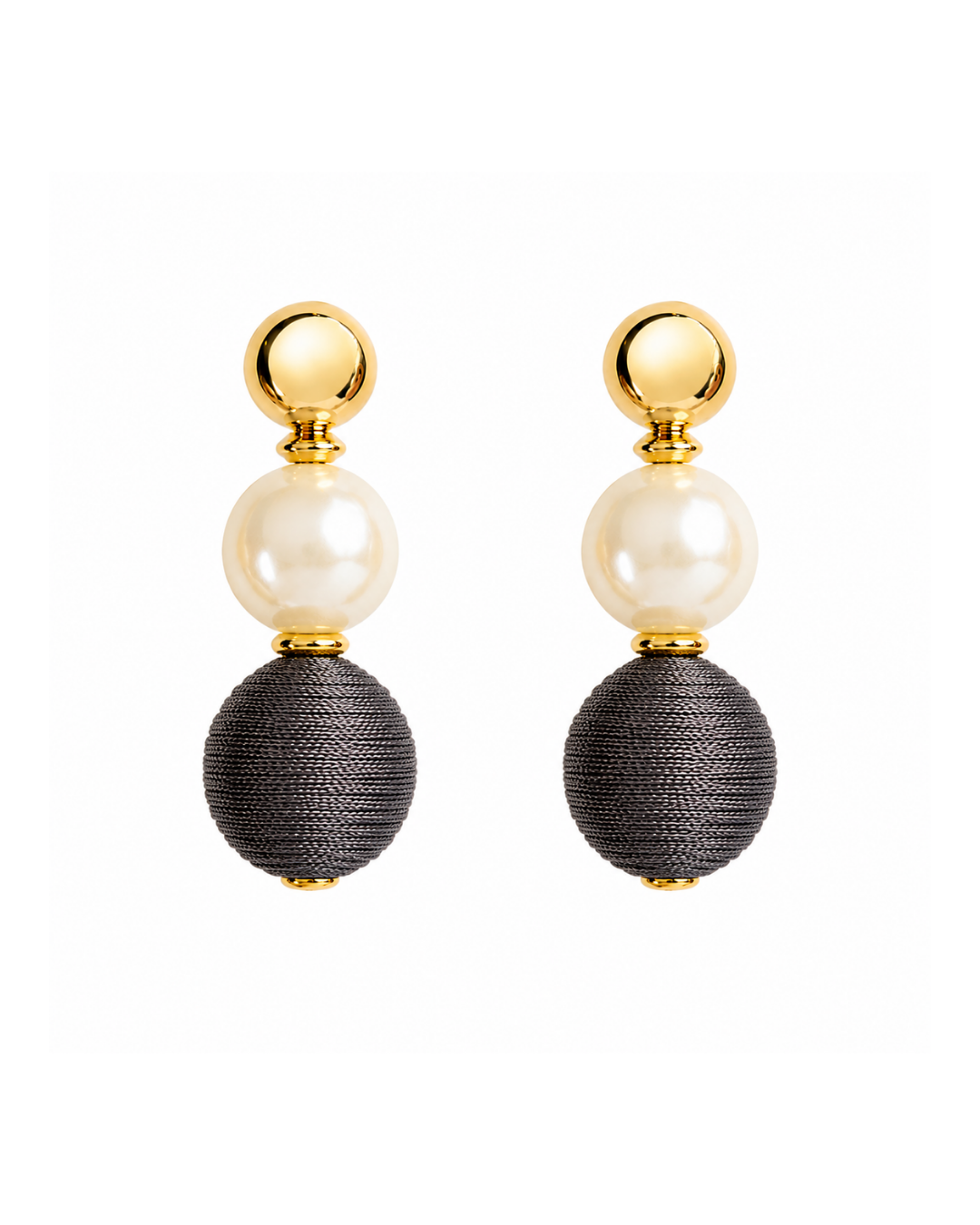 Brinco Longo de Pérola Handmade Dourado | Western Glam